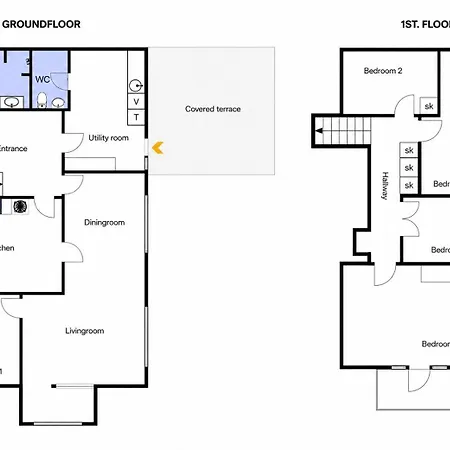 The Lighthouse - 170m2 5-bedroom House For 8 Persons In Odense - Free Parking Villa